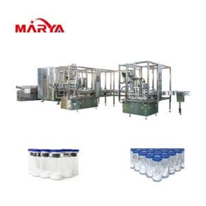 Vial powder filling line