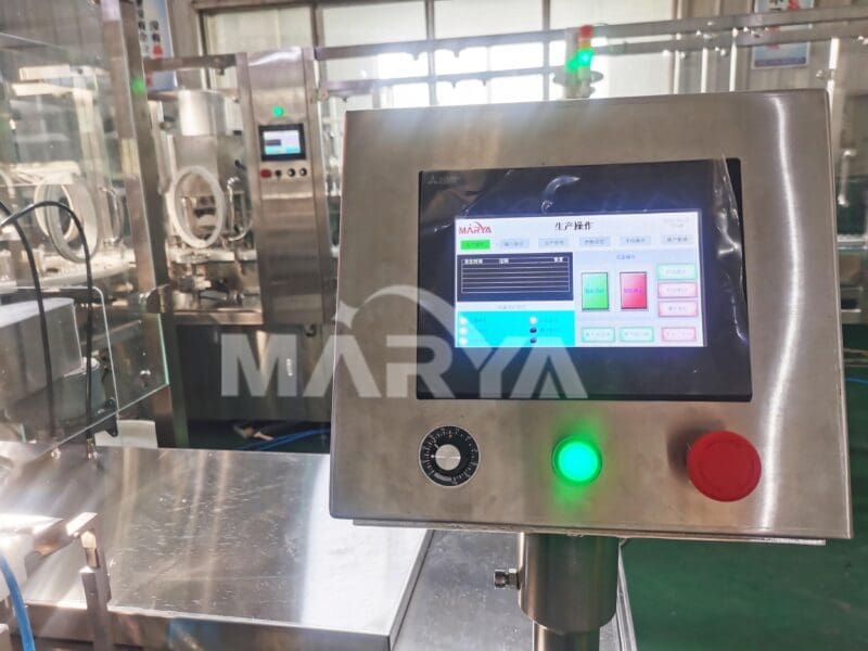 A principal aplicação do PLC na linha de produção de enchimento de frascos